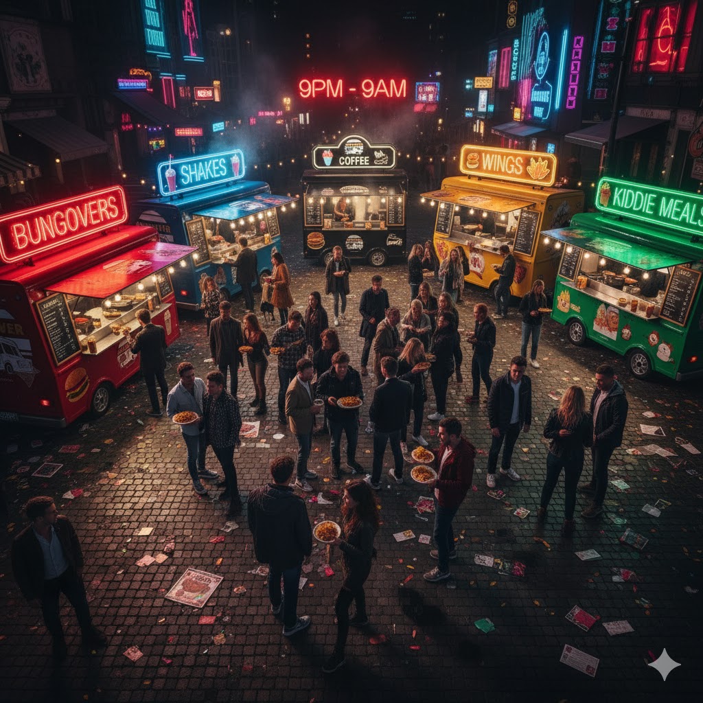 Poblacion Makati Night Scene